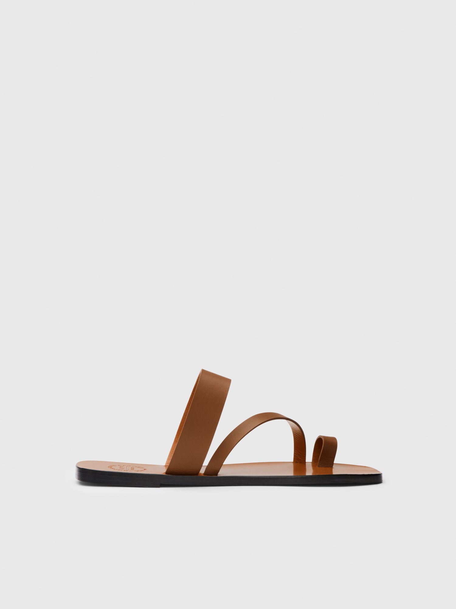 Saletto Cannella Leather Flat sandals ATP Atelier