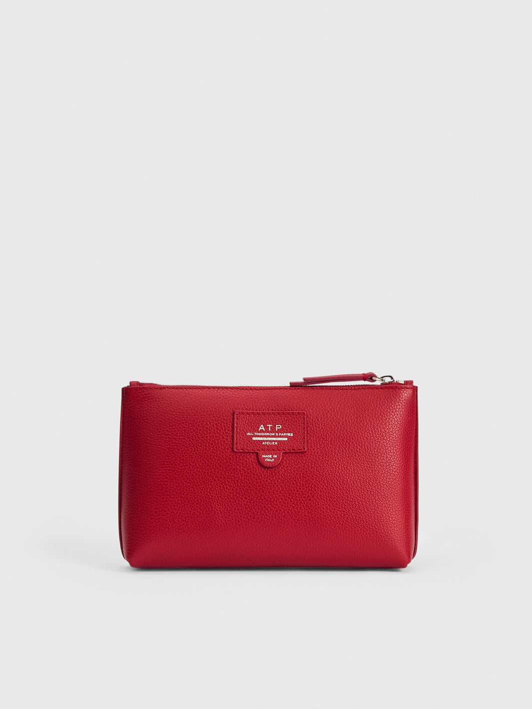 Solaio Melograno Grained Leather Beauty Bag