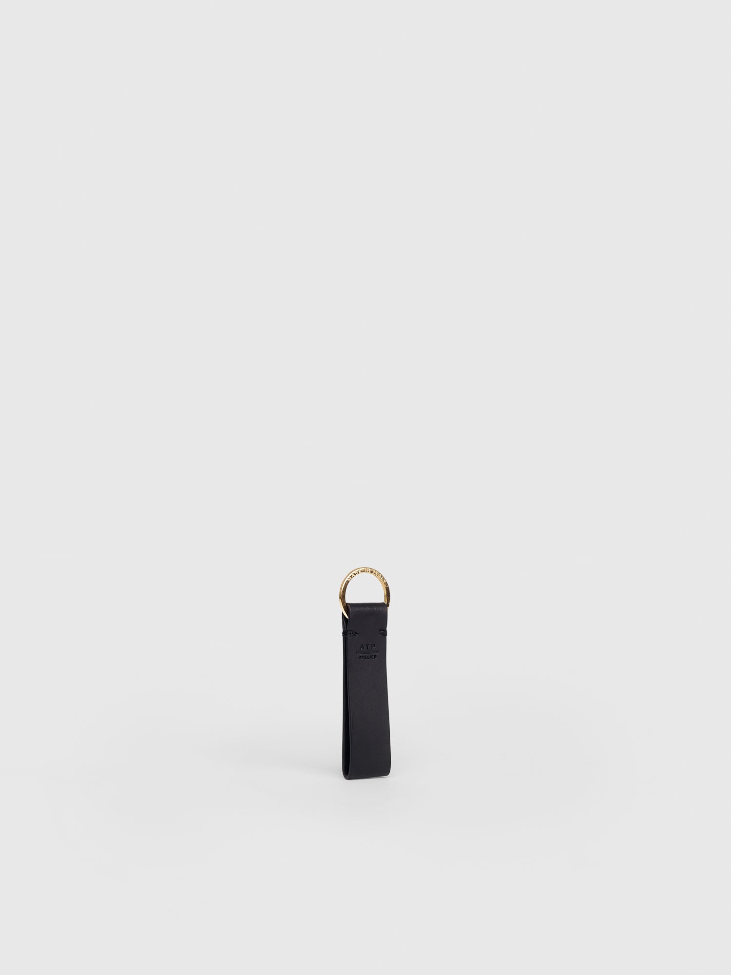 Agore Black Leather Keyring