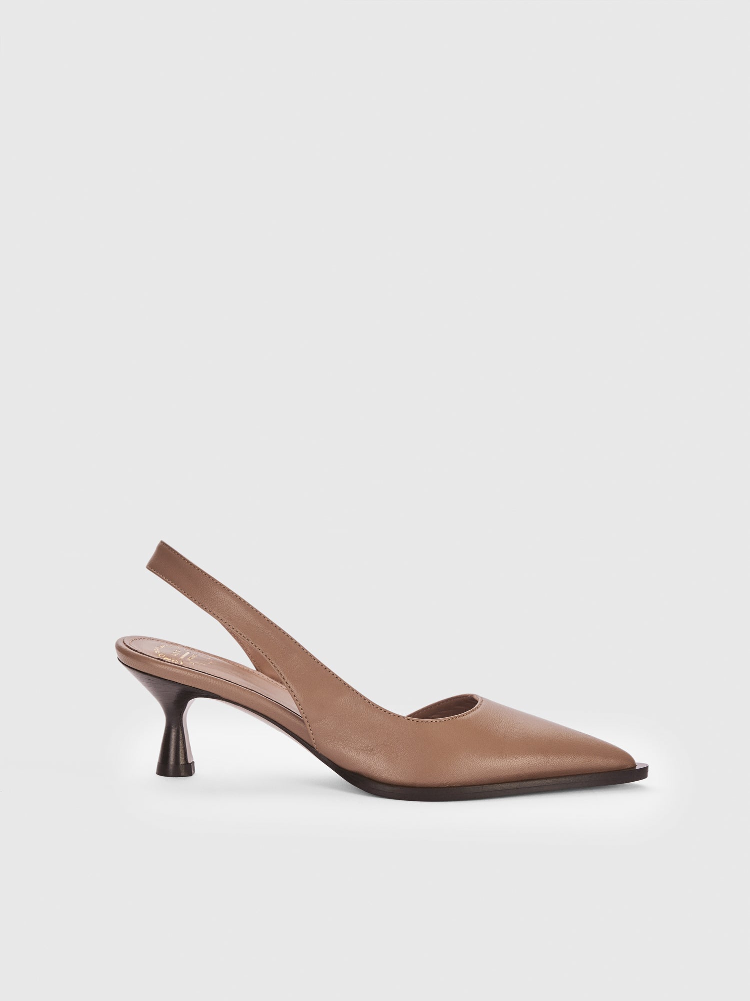 Desana Hazelnut Nappa Slingbacks