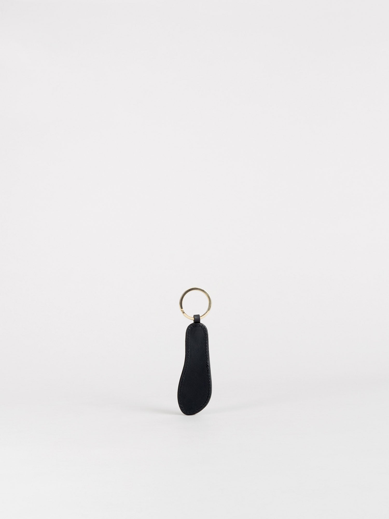 Rosina Black Leather Keyring
