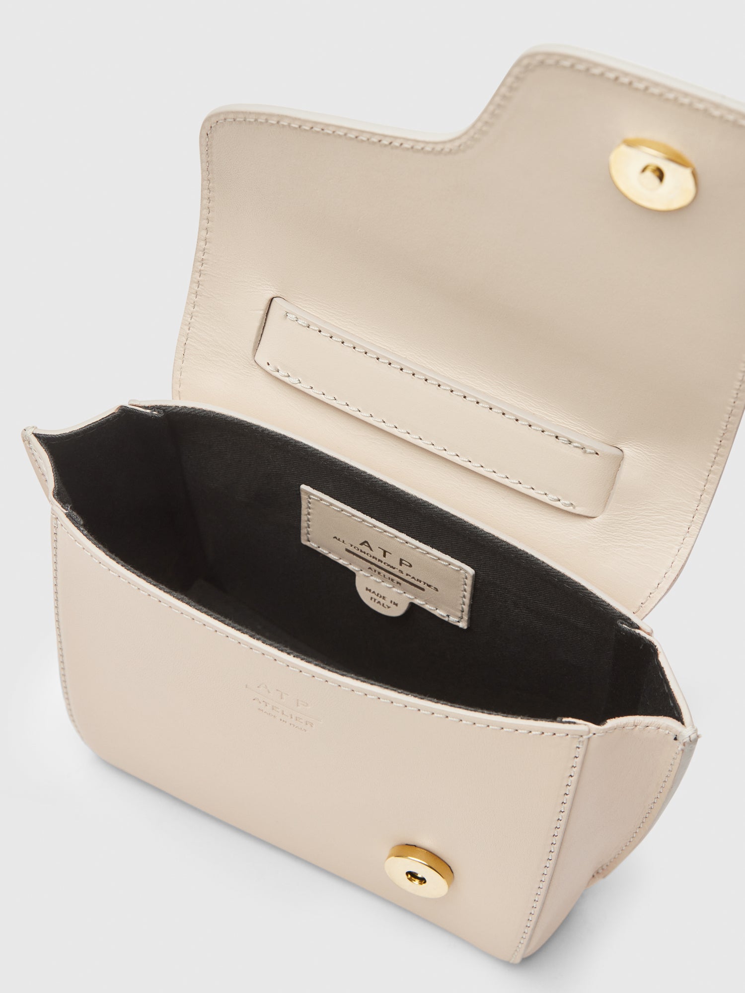 Montalcino Limestone Leather Mini handbag